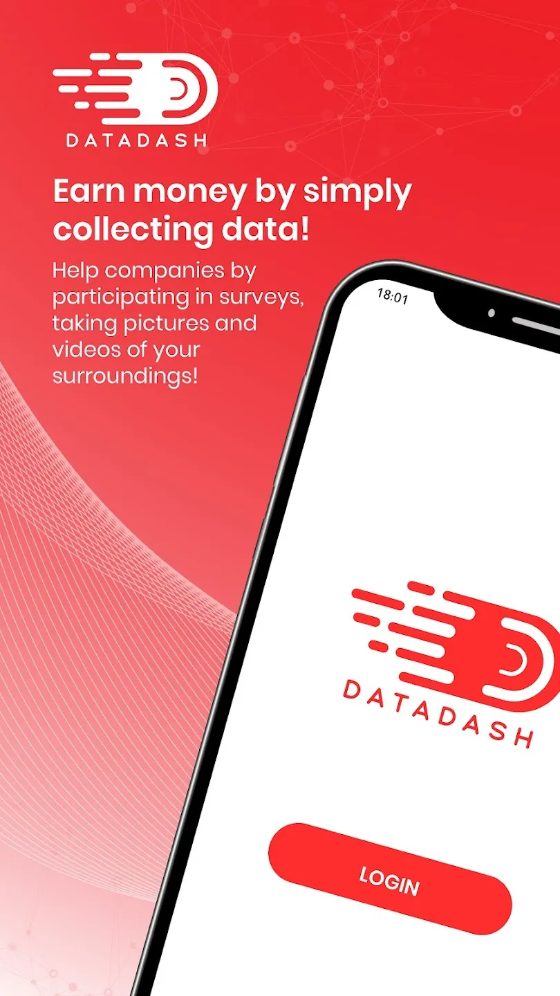 Screenshots of the datadash